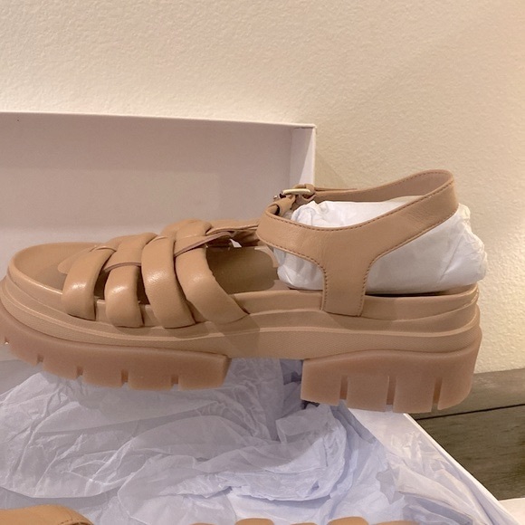 NIB [ASH] Sirena Fisherman Woven Platform Buckle Sandals Women’s Sz 41 / US 10.5 - Picture 8 of 13